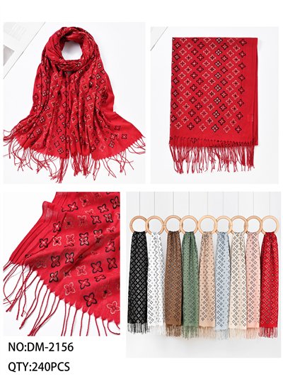 Fular trébol glitter flecos 2