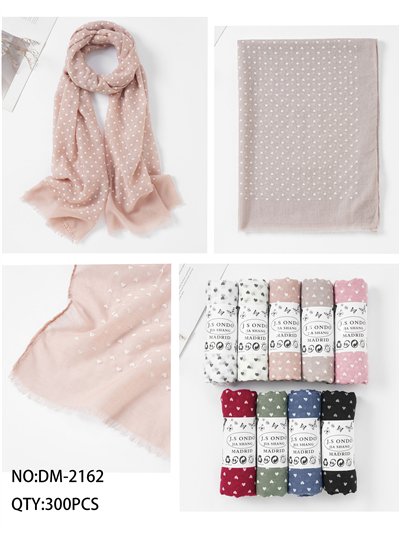 Fular corazoncitos desflecado 2