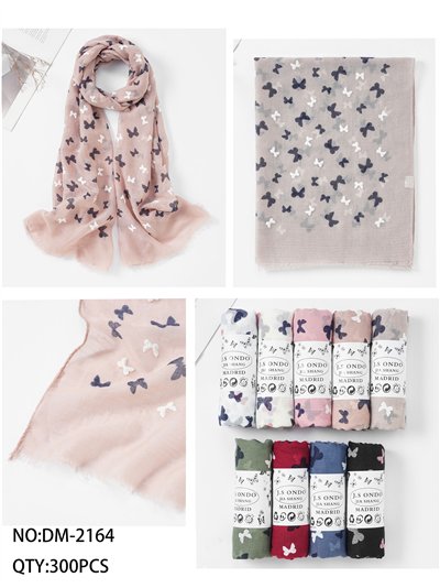 Fular mariposas desflecado 2