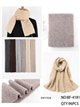 Cashmere touch knit scarf