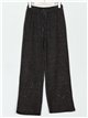Pantalón recto punto glitter