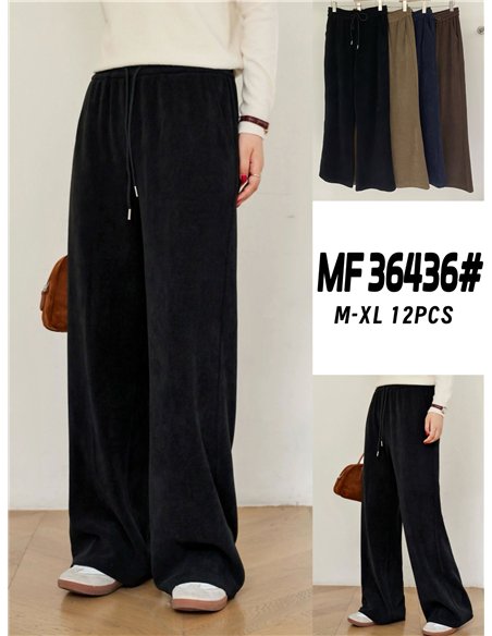 Pantalón recto pana