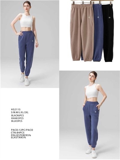 Pantalón polar bajo engomado 2