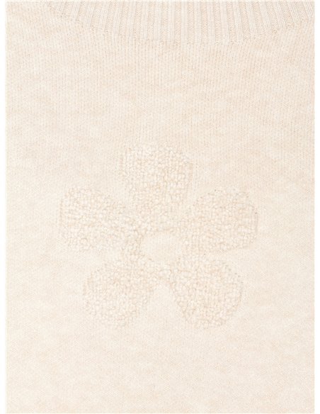 Jersey soft flores relieves cuello perkins