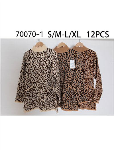 Jersey amplio leopardo cuello perkins 2
