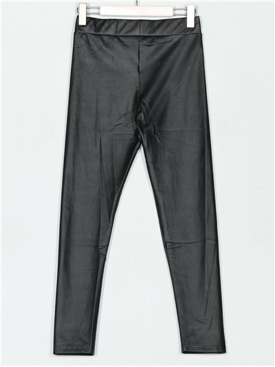 Leggings efecto piel afelpado 2