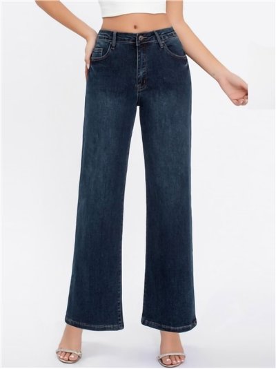 Jeans recto talla grande