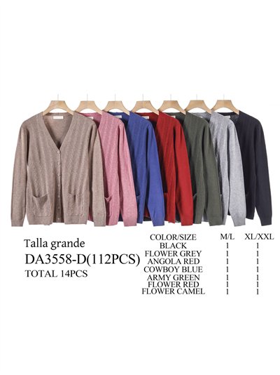 Chaqueta punto estructura talla grande 2