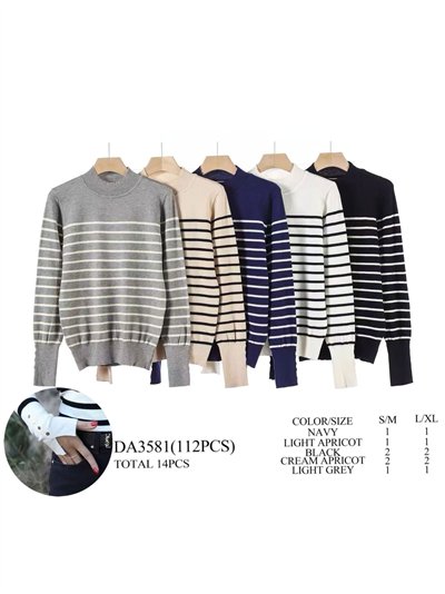 Jersey rayas manga botones cuello perkins 2