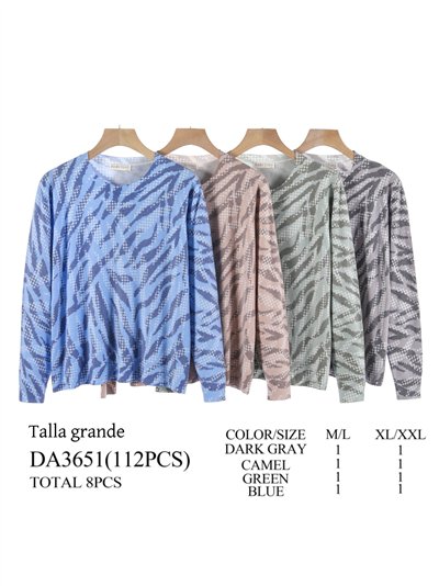 Jersey animal print talla grande 2