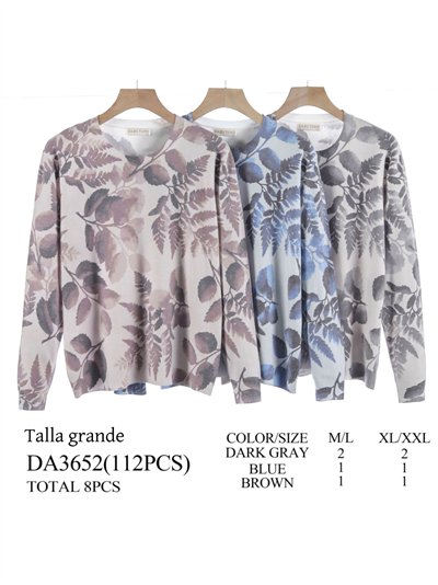 Jersey floral talla grande 2