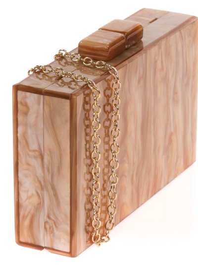 Clutch fiesta nácar oro 2