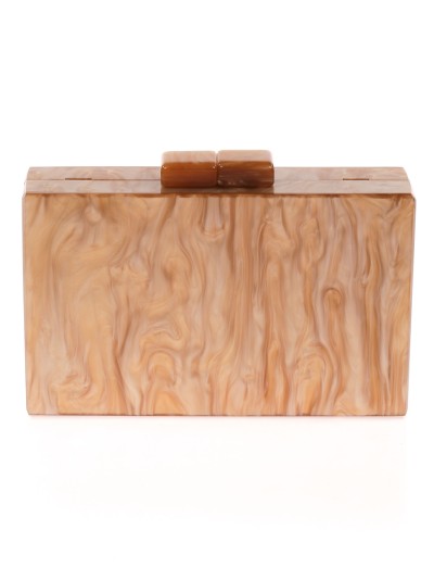 Pochette de soirée nacre bleu nuit - AD-23020 ORO