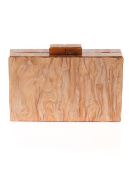 Pochette de soirée nacre bleu nuit - AD-23020 ORO