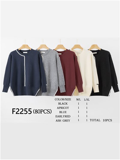 Jersey pespuntes aberturas 2