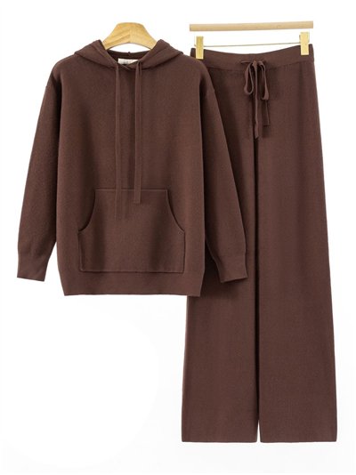 Conjunto Sudadera punto capucha + Pantalón