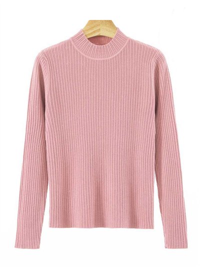 Jersey canalé metalizado punto grueso cuello perkins