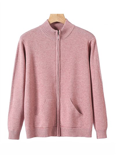 Chaqueta punto cremallera cuello perkins