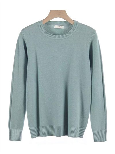 Jersey básico punto grueso cuello redondo