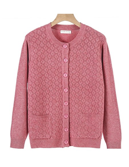 Chaqueta punto cálido estructura talla grande