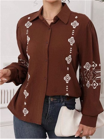 Camisa bordada étnico