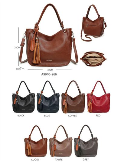 Bolso de mano tipo Hobo con bolsillo trasero y gran capacidad