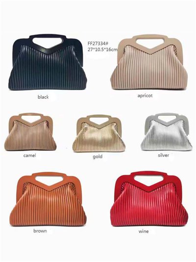 Bolso de mano canalé