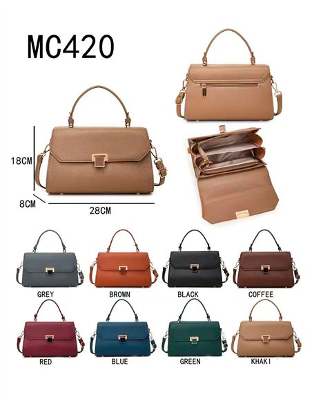 Bolso de mano solapa