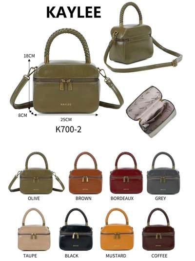 Bolso de mano cremalleras