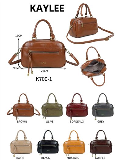 Bolso de mano cremalleras