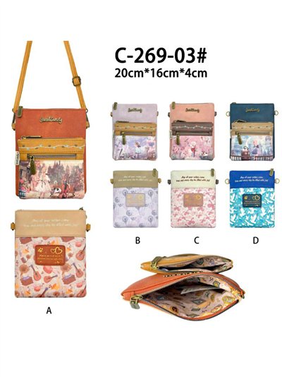 Bolso Bandolera con diseño muñeca