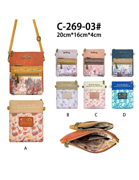 Bolso Bandolera con diseño muñeca