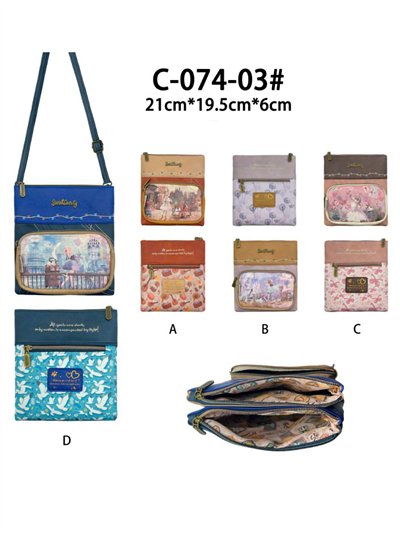 Bolso Bandolera con diseño muñeca