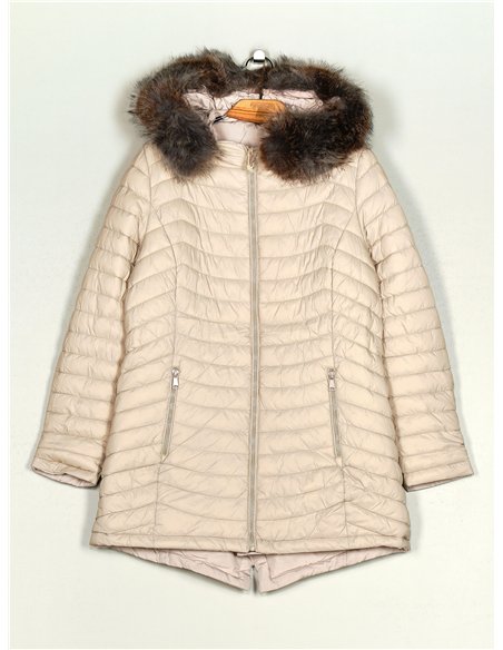 Parka reversible pelo capucha