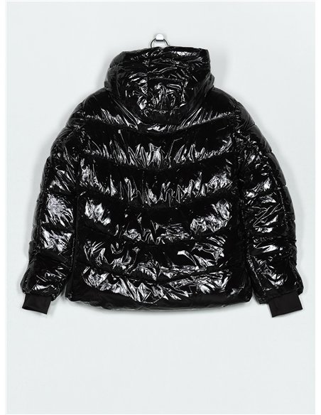 Chaqueta acharolada water repellent