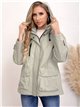Anorak amplio capucha