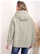 Anorak amplio capucha