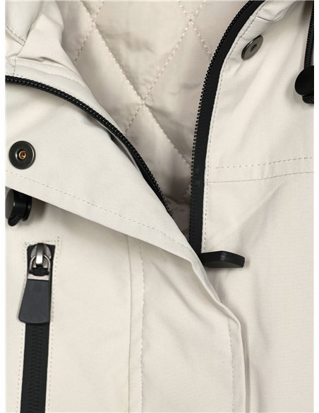 Anorak amplio capucha