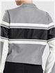 Chaqueta franjas efecto piel