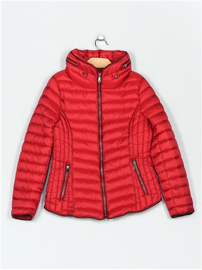 Anorak corto capucha plegable