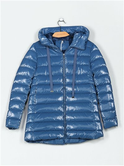Anorak acharolada capucha forro polar water repellent
