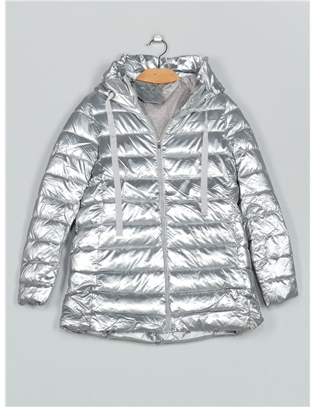 Anorak acharolada capucha forro polar water repellent