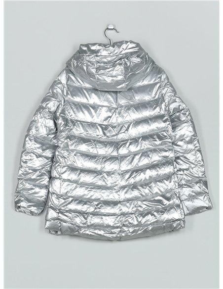 Anorak acharolada capucha forro polar water repellent