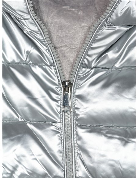 Anorak acharolada capucha forro polar water repellent