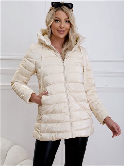 Anorak acharolada capucha forro polar water repellent