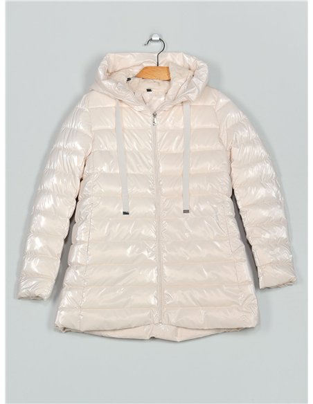 Anorak acharolada capucha forro polar water repellent