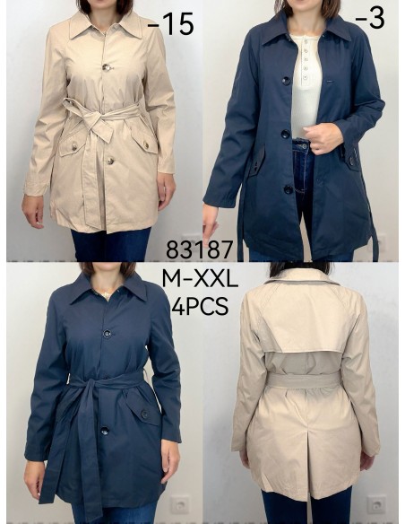 Trench Botões - Fornecedor de Moda Por Atacado