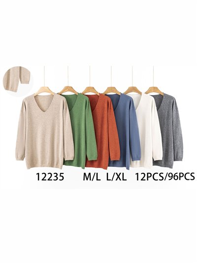 Jersey amplio cuello pico 2