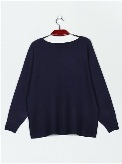 Jersey amplio soft punto cálido