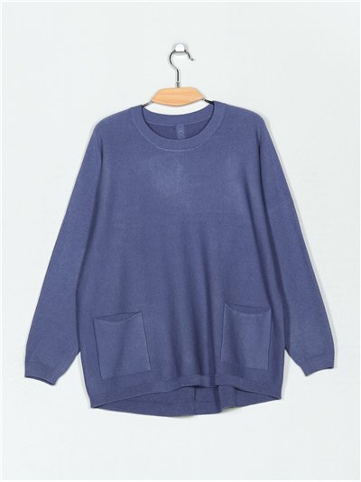 Jersey amplio soft botones